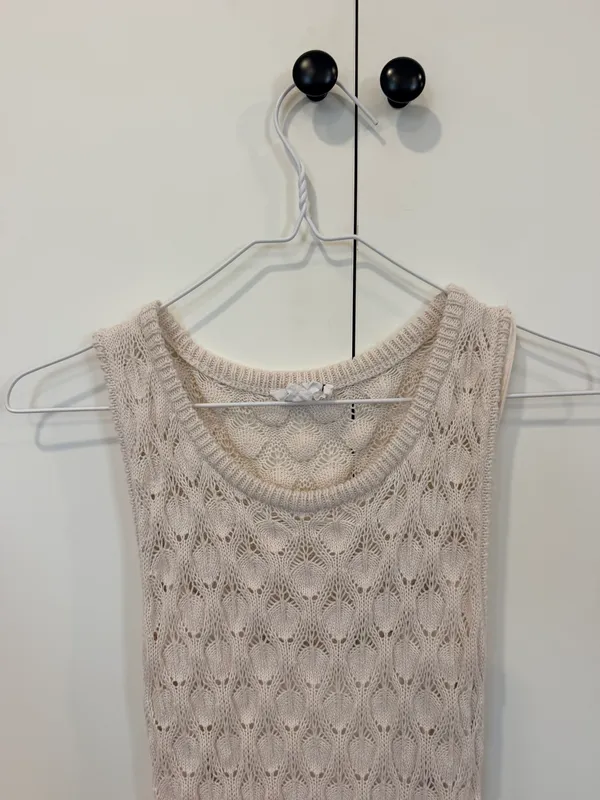 Beige Knit Dress Tan - Image 2