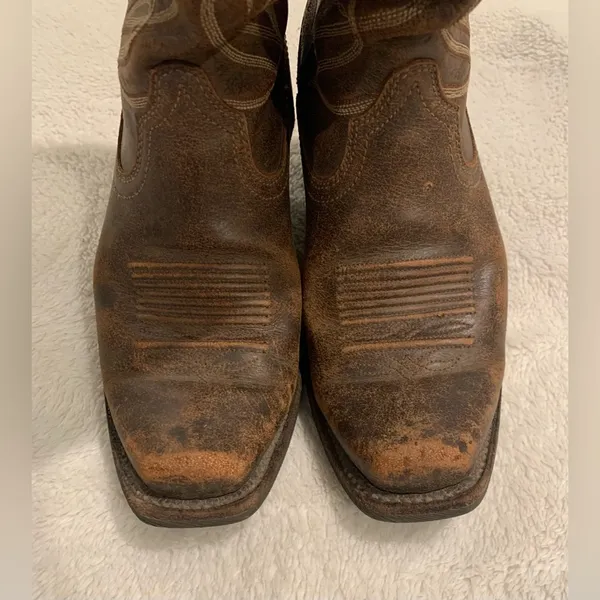 Ariat Women’s Sheridan Western Boots Leather Vintage Bomber Cowboy - Size 5.5 - Image 6