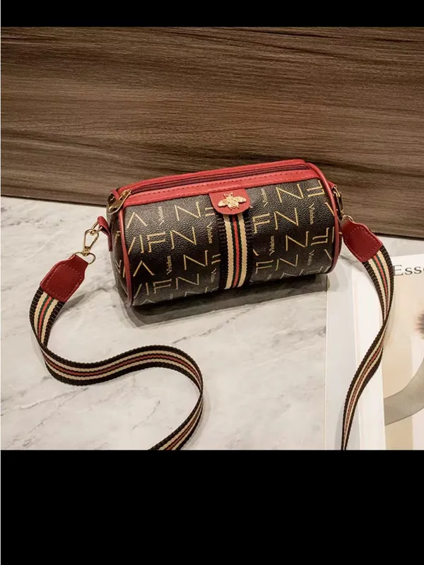 Monogram Bee Accent Barrel Crossbody Bag - Image 3