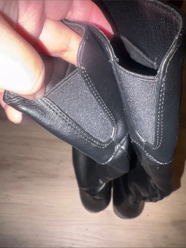 Dream Paris Black under the-Knee Slouchy Riding Boots size 8.5 - Image 4