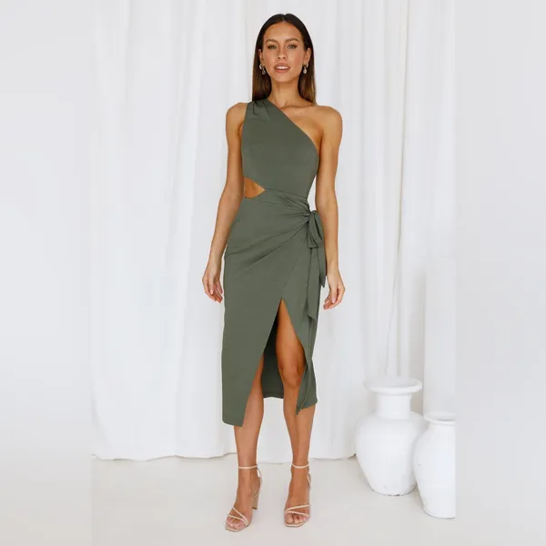 Hello Molly Airplane Mode Midi Dress in Green Size 6 New with tag - Image 4