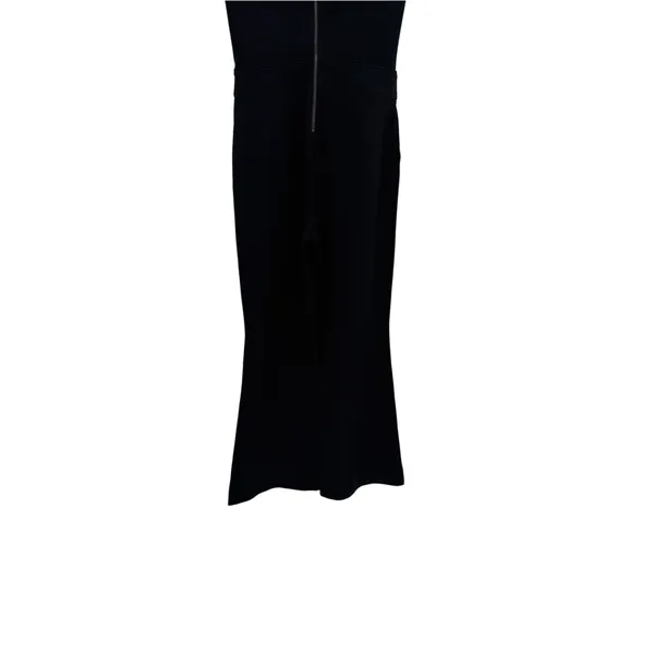 SPANX The Perfect Jumpsuit V Neck Flare Leg Classic Black Size XS - Image 10