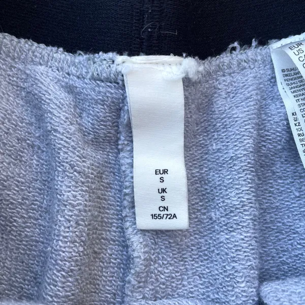 P.E. Nation X H&M grey cotton high rise shorts size S small - Image 9