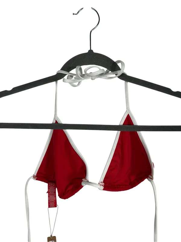 SKIMS‎ Team USA Olympic Signature Swim Triangle Bikini Top Red M Paris 2024 - Image 3