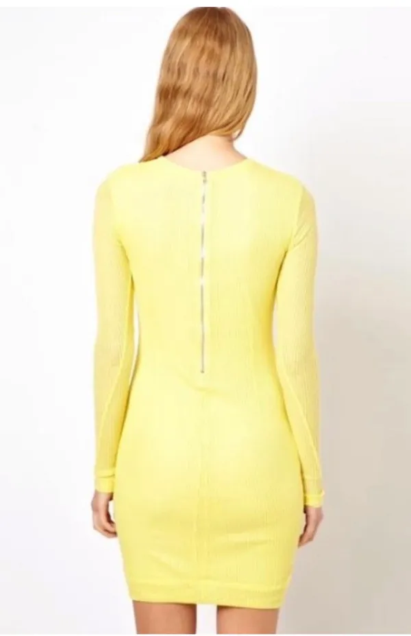 NWOT Rag & Bone Knit Yellow Dress - Image 2