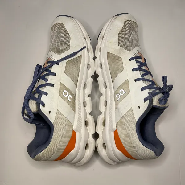 On Womens CloudRunner Undyed White / Orange Running Shoes Sneakers US Size 9 M - Image 8