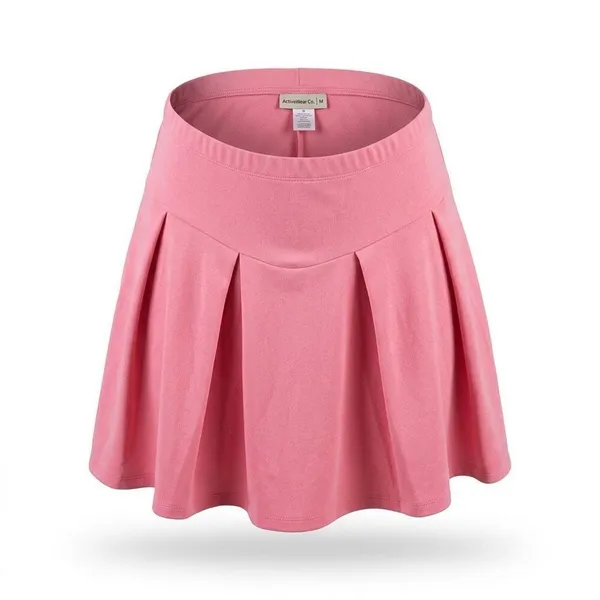 Ashley Stewart Pleated Athletic Knit Tennis Skirt/Skort Sz L 14/16 Coral NWT - Image 4
