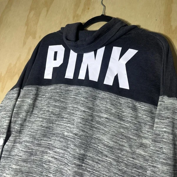 Victoria's Secret‎ Pink Cowl Neck Pullover Ombre Women's Size Large - Image 8