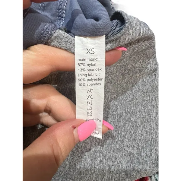 Blue Sports Bra XS - Image 3