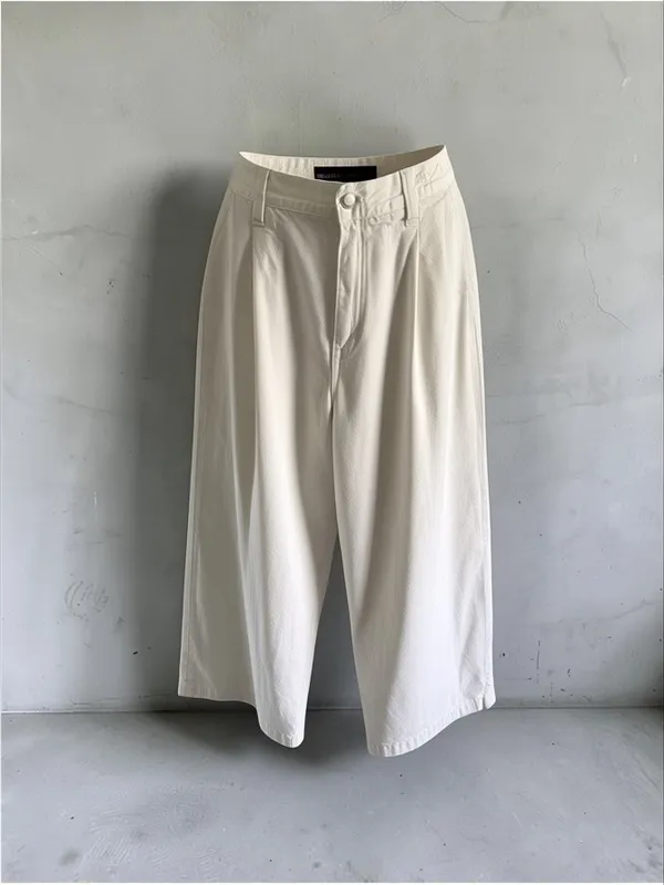 Madewell The Harlow White Wide-Leg Pants Size 30 - Image 6