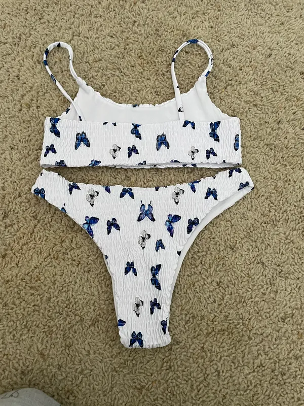 Smocked Butterfly Bikini Set - Image 4