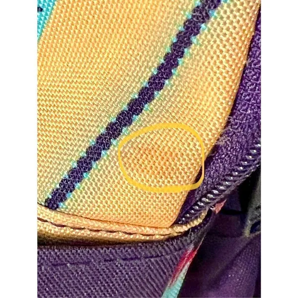 Roxy Bohemian Aztec Print Colorful Multi-Pocket Laptop Compartment Back - Image 10