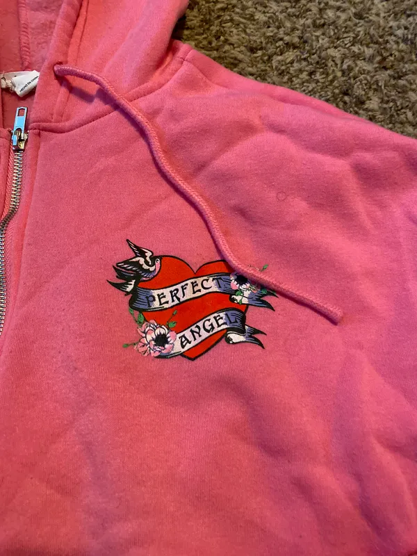 perfect angels zip up Pink Size M - Image 2