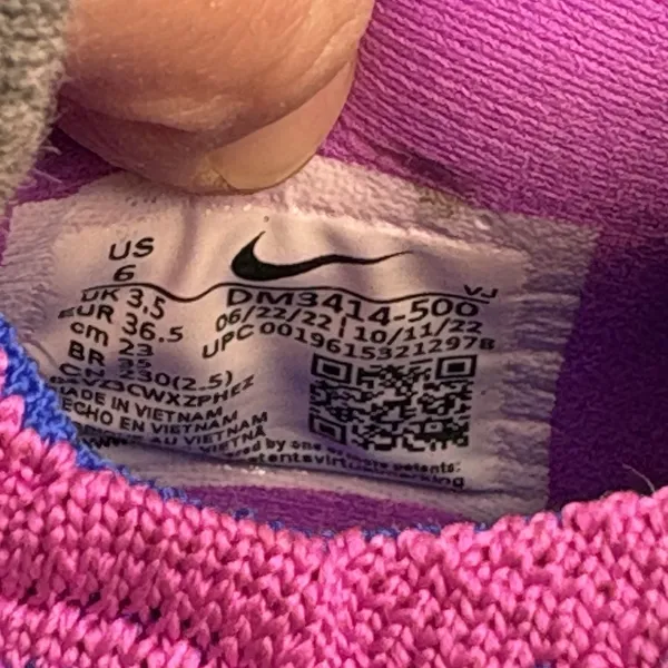 Nike Pegasus Turbo Road Running Shoes Womens 6 Fuchsia/Race‎ Blue DM3414-500 - Image 6