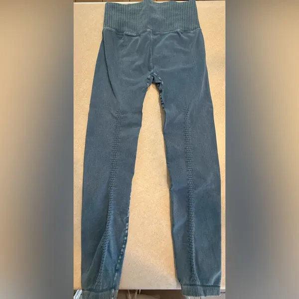 Free People Movement Good Karma Blue Leggings Size M/L - Image 10