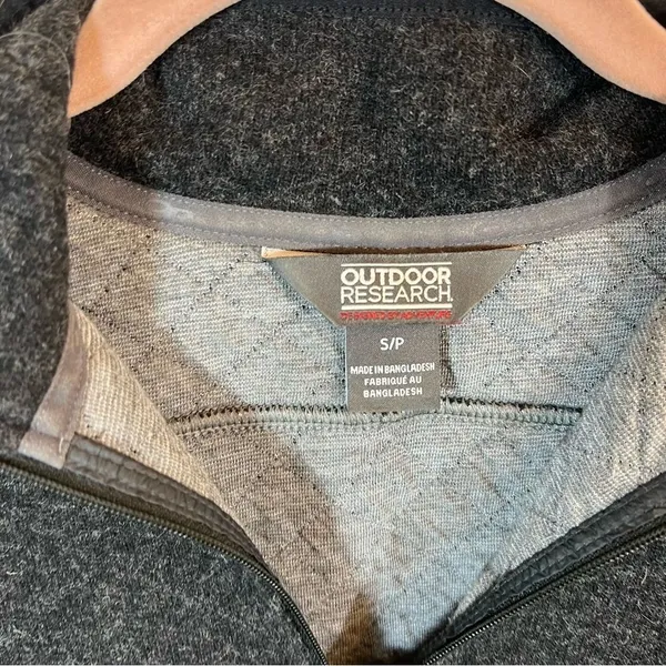 Outdoor Research Women’s Cyprus Hybrid Quarter Zip Small‎ Wool - Image 3
