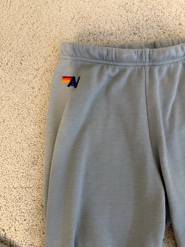Aviator Nation Sweatpants Grey Stripe - Image 5