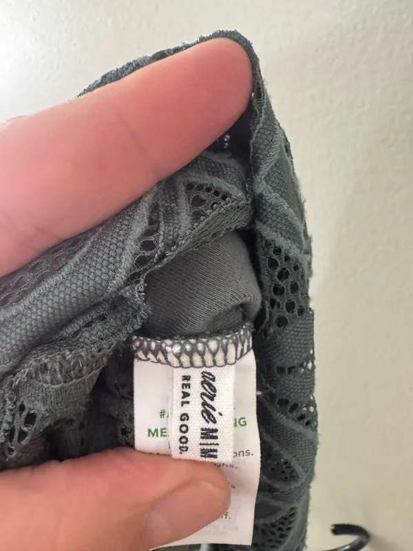 Aerie lace green shirt - Image 3