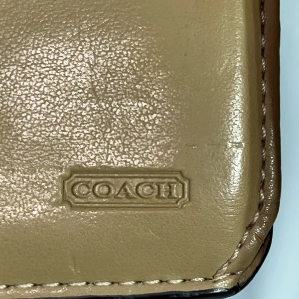 Coach vintage, leather wallet RED - Image 4