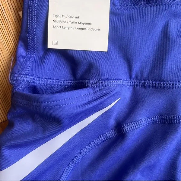 Nike NEW Women's Dri-Fit Fast Mid Rise Purple Swoosh Shorts Size XS SKU#B2481 - Image 10