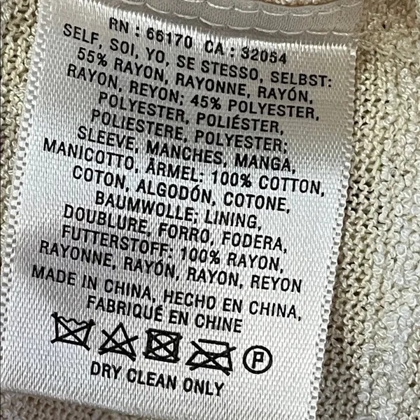 Anthropologie Meadow Rue Cream Lace Detail Blouse - Image 6