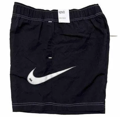 Nike Athletic Shorts Loose Fit High Rise Womens Medium Black DM6752-010 - Image 2