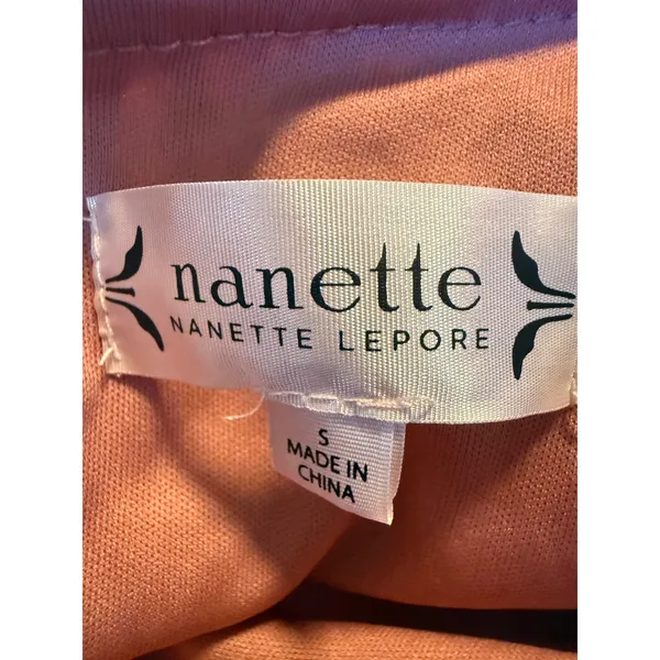 Nanette Lepore Pink Lace‎ Bell Sleeve Top S romantic cottage whimsi fairy boho - Image 4