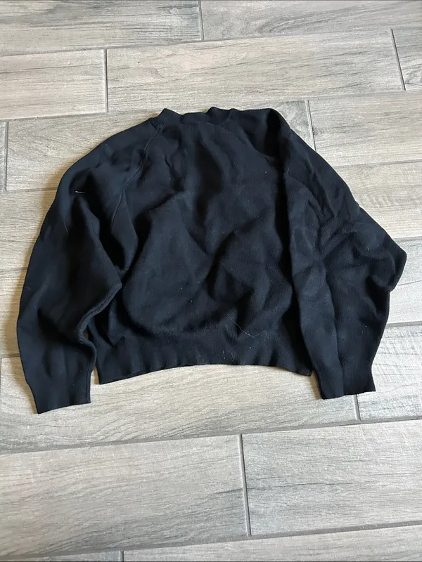 Vici Black Crewneck Sweater - Women’s Classic Knit - Image 3