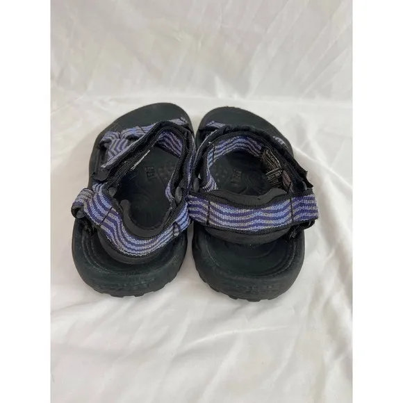 TEVA women's hurricane purple strap hiking open toe sandals outdoor hook loop - Image 3