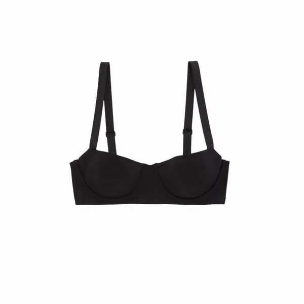 Aerie Smoothez 32B Black Full Coverage Bra Smooth Everyday Comfort NWT - Image 14