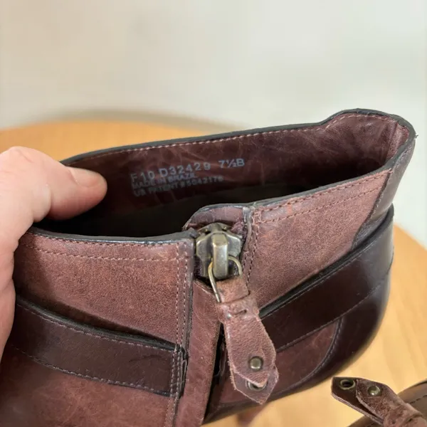 Cole Haan NIKEair‎ brown leather booties 7.5 - Image 11