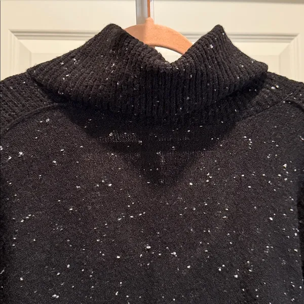 Black Tape Open Back Sweater Dress Black Size XS NWT Turtleneck Knit‎ - Image 4