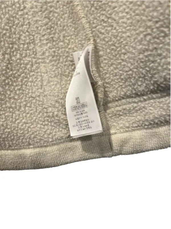 Patagonia Better Sweater Icelandic Coat Toggle Fleece Jacket Cream Size Small - Image 9