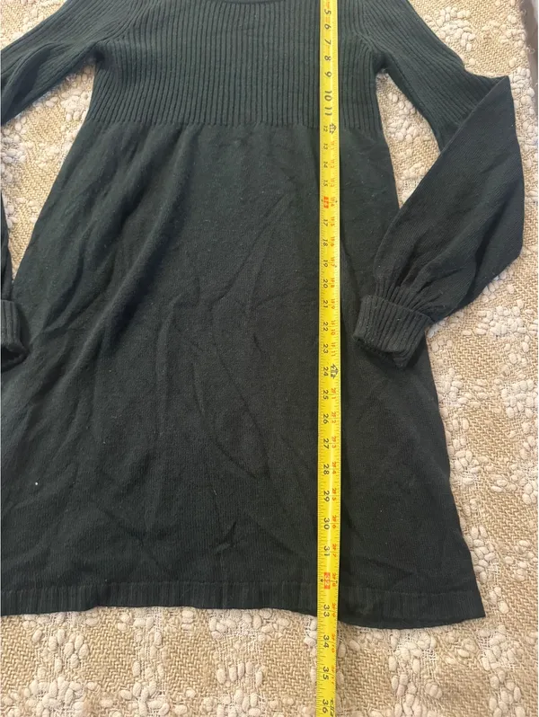 Rubbish black knit Fashion sweater dress, Size M - Image 5