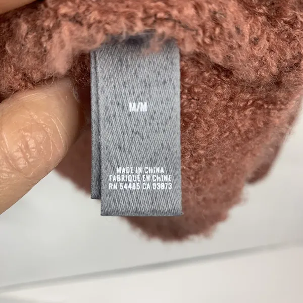 Aerie Size M Sweater‎ Boucle Wool Blend Oversized Dusty Rose Pink Long Sleeve - Image 7