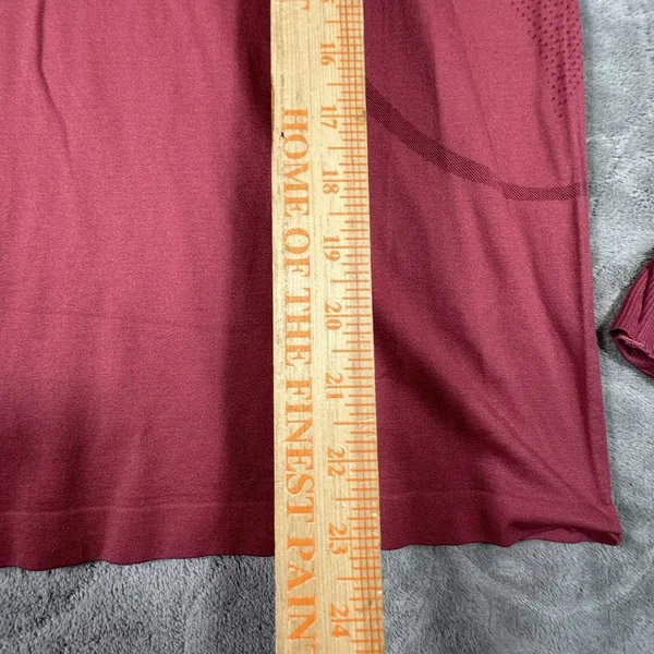 Lululemon Swiftly Relaxed Long Sleeve Top Womens Sz 8 Raspberry Pink Thumb holes - Image 7