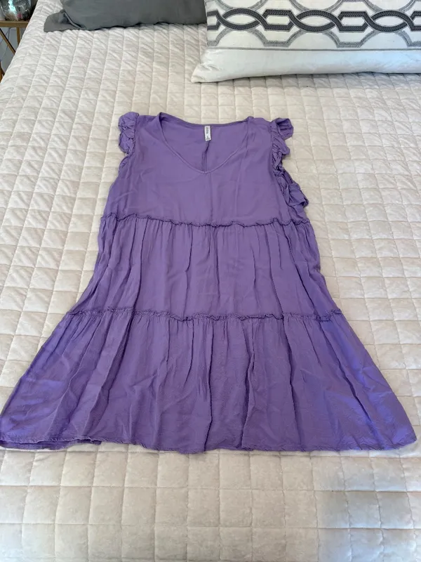 Zenana ruffled tiered mini dress - Image 2