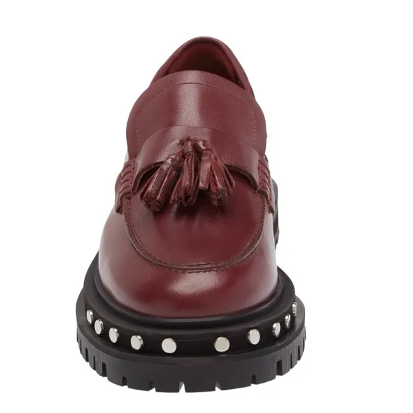 Free People Teagan Tassel Loafer-Mulberry Size 8.5 - Image 4