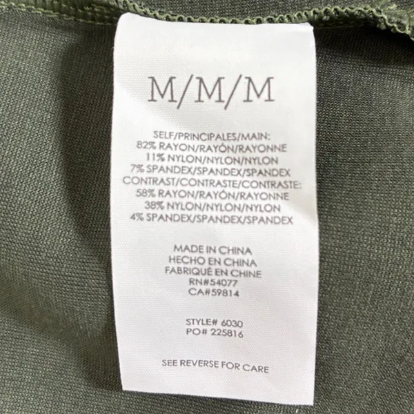 Cabi Marathon Jacket Womens M Green Camo Full Zip Hoodie Thumbholes 6030 - Image 3