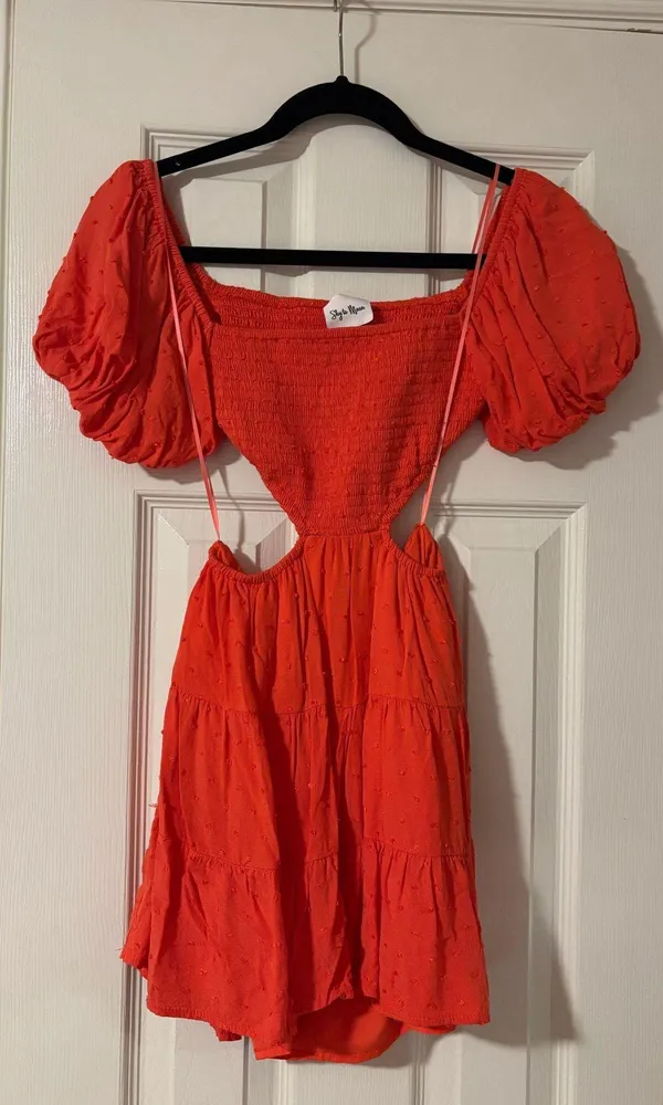 Orange Boutique Dress - Image 2