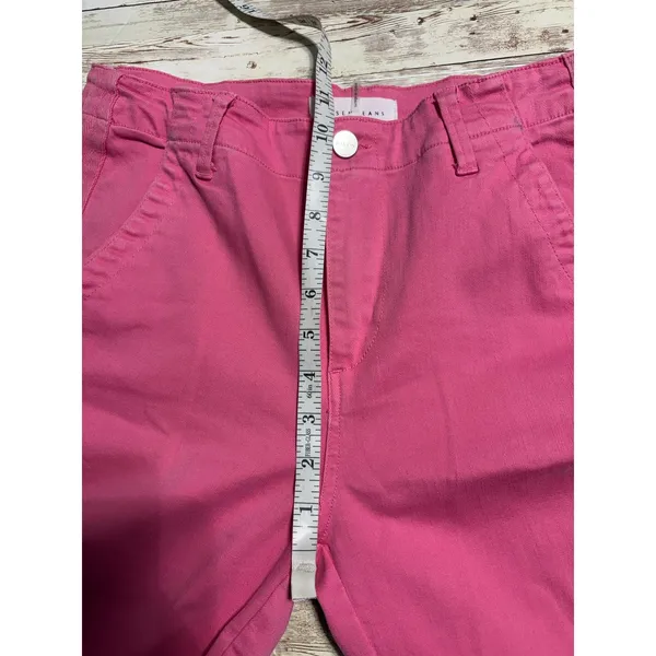 Risen Jogger Jeans Denim Size 7 28 Hot Pink Stretch Vibrant Pants - Image 8
