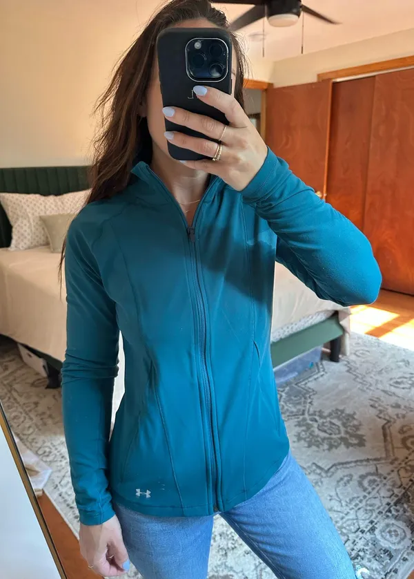 Under Armour Zip-Up Fitted Jacket - Image 3