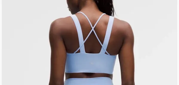 Lululemon Like A Cloud Longline Bra *Dot D/DD Sinatra Blue 8 NWT - Image 2