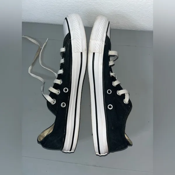 Converse Chuck Taylor All Star Double Tongue Black Iris Low Top Shoes Sz 9 Women - Image 5