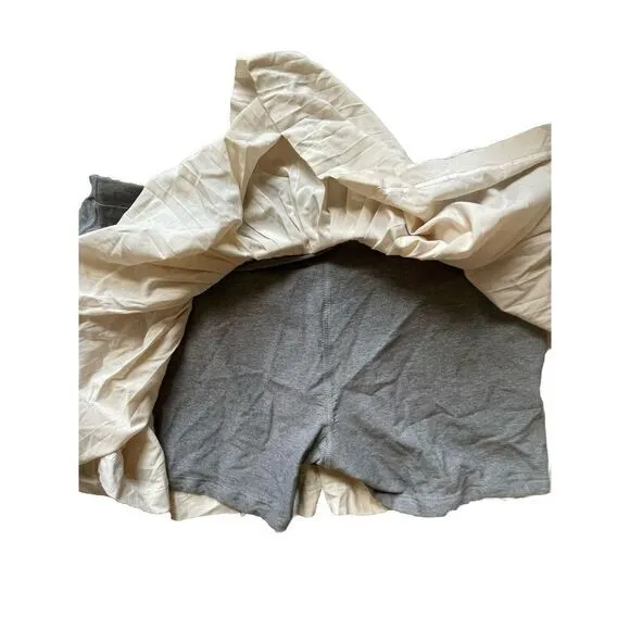 Lululemon Pleat to Street Skort White‎ Grey tennis skirt pleated Size 10 - Image 7