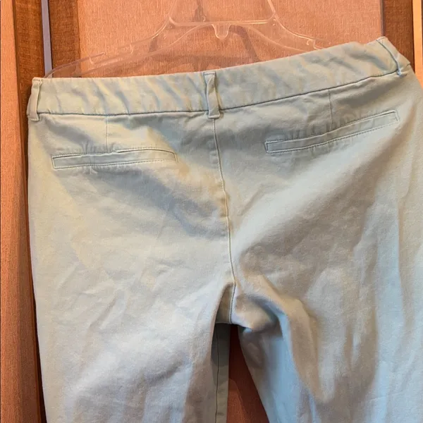 Old Navy Mint Green mid rise  Pixie Pants 12 - Image 3