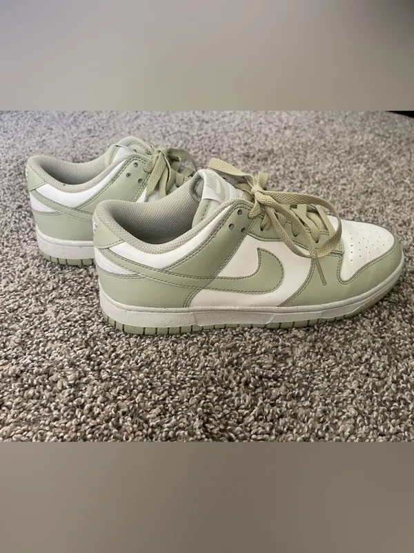 Women’s Nike Dunk Low Next Nature Olive Aura Sneakers Size 9 - Image 2