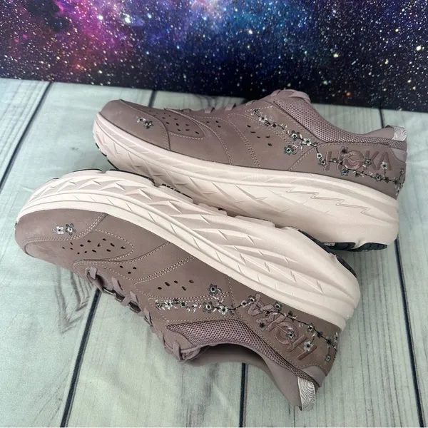Hoka One One * Anthropologie Vibrant Bloom Bondi L Running Shoes Men 14 Women 15 - Image 8