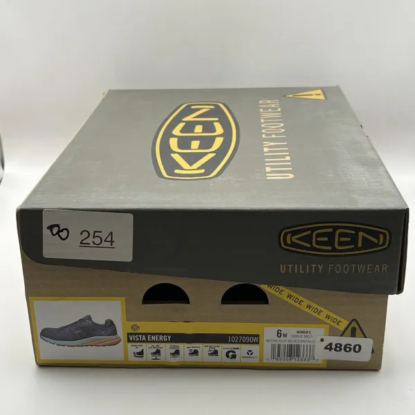 KEEN Utility Vista Energy‎ Sneakers Moonlight Blue/Cantaloupe Women's US 6 Wide - Image 9
