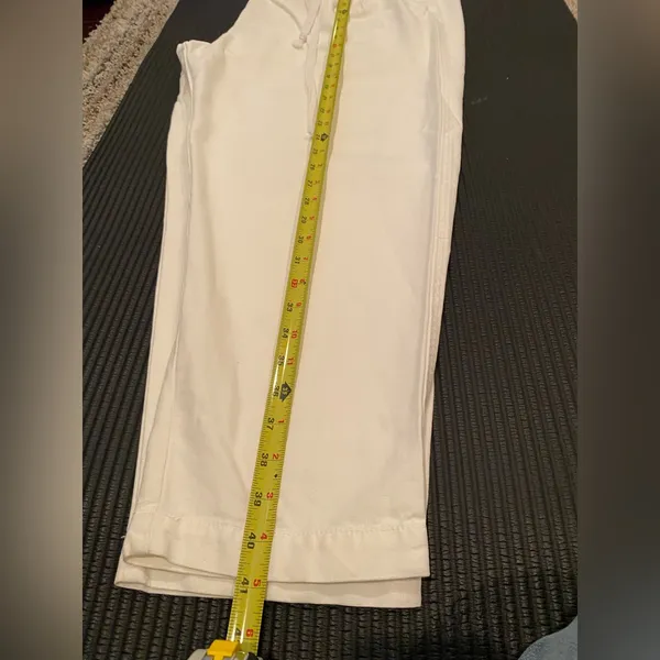 Free People White  Drawstring Pants - Image 10
